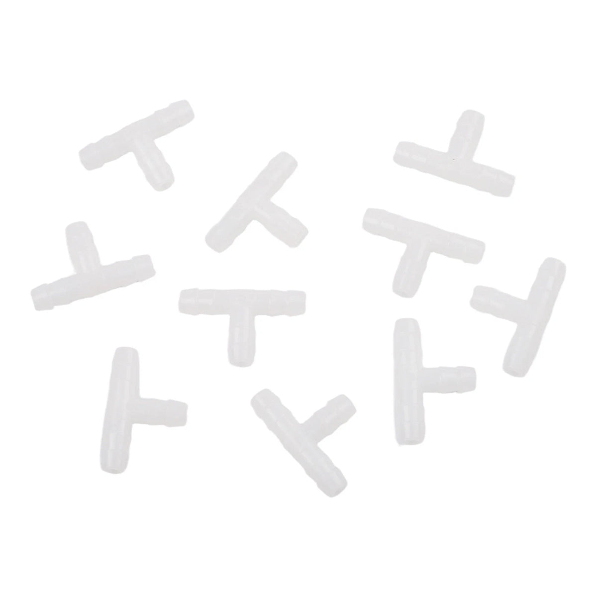 T-Hose Fittings Reducer Joint T-type Tee for Aquarium (4-8mm)