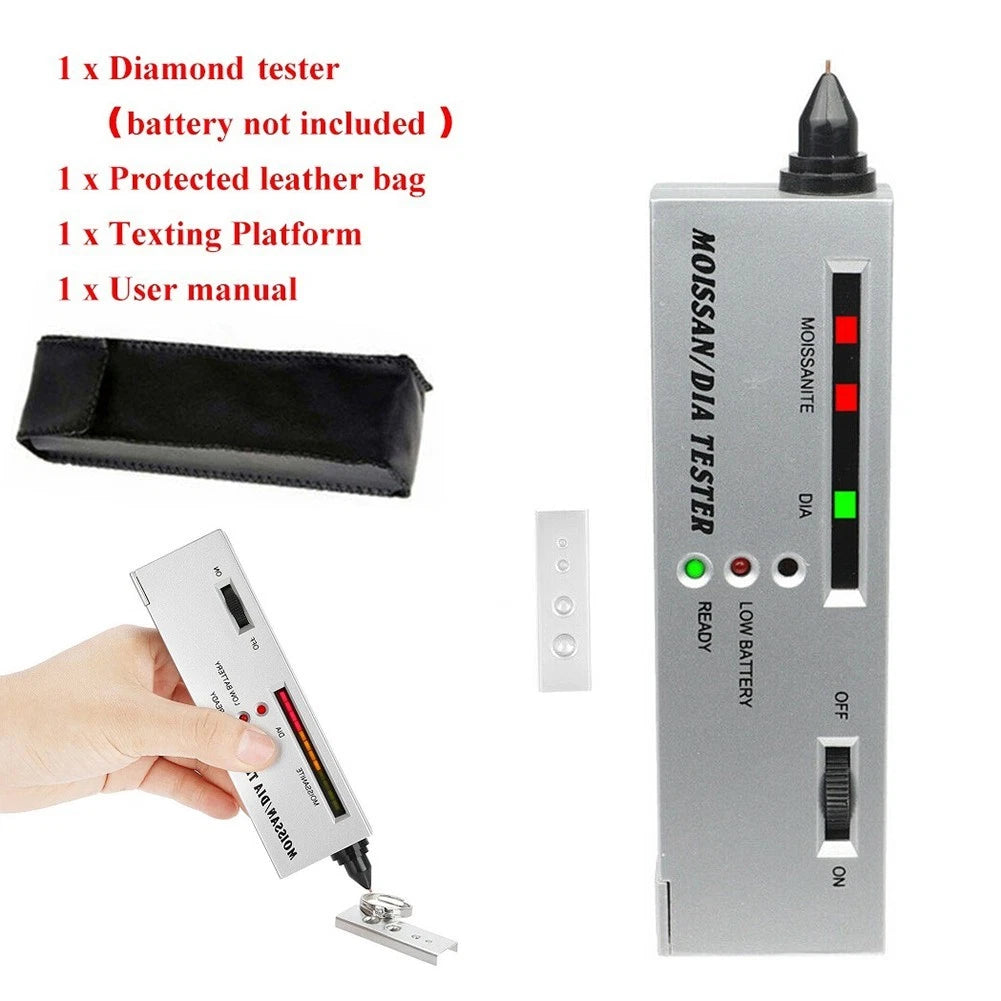 Moissanite Tester for Jewelry (9V Battery)