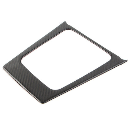 Carbon Fiber Black Car Gear Shift Panel Frame Trim For Subaru Forester 2013-2018