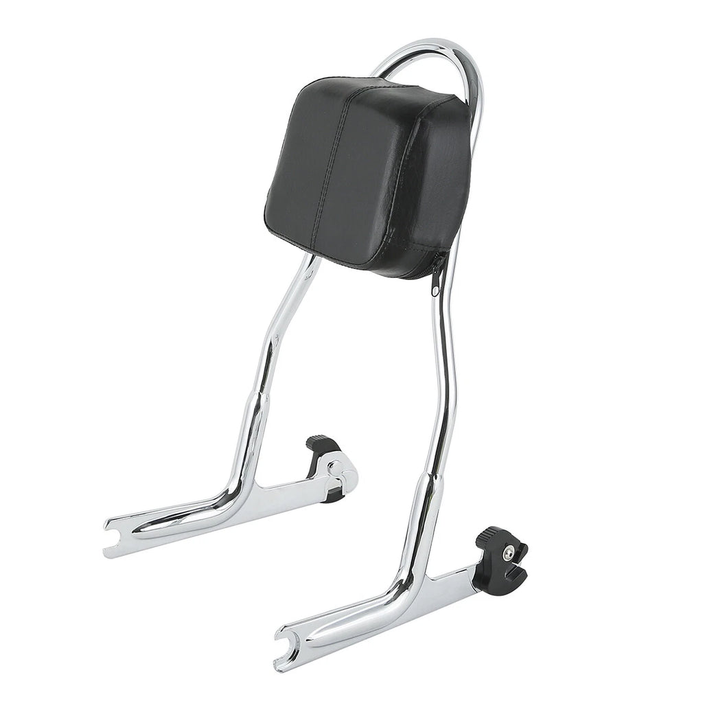 Chrome Detachable Sissy Bar Backrest for Harley Softail Fat Boy (2000–2017)