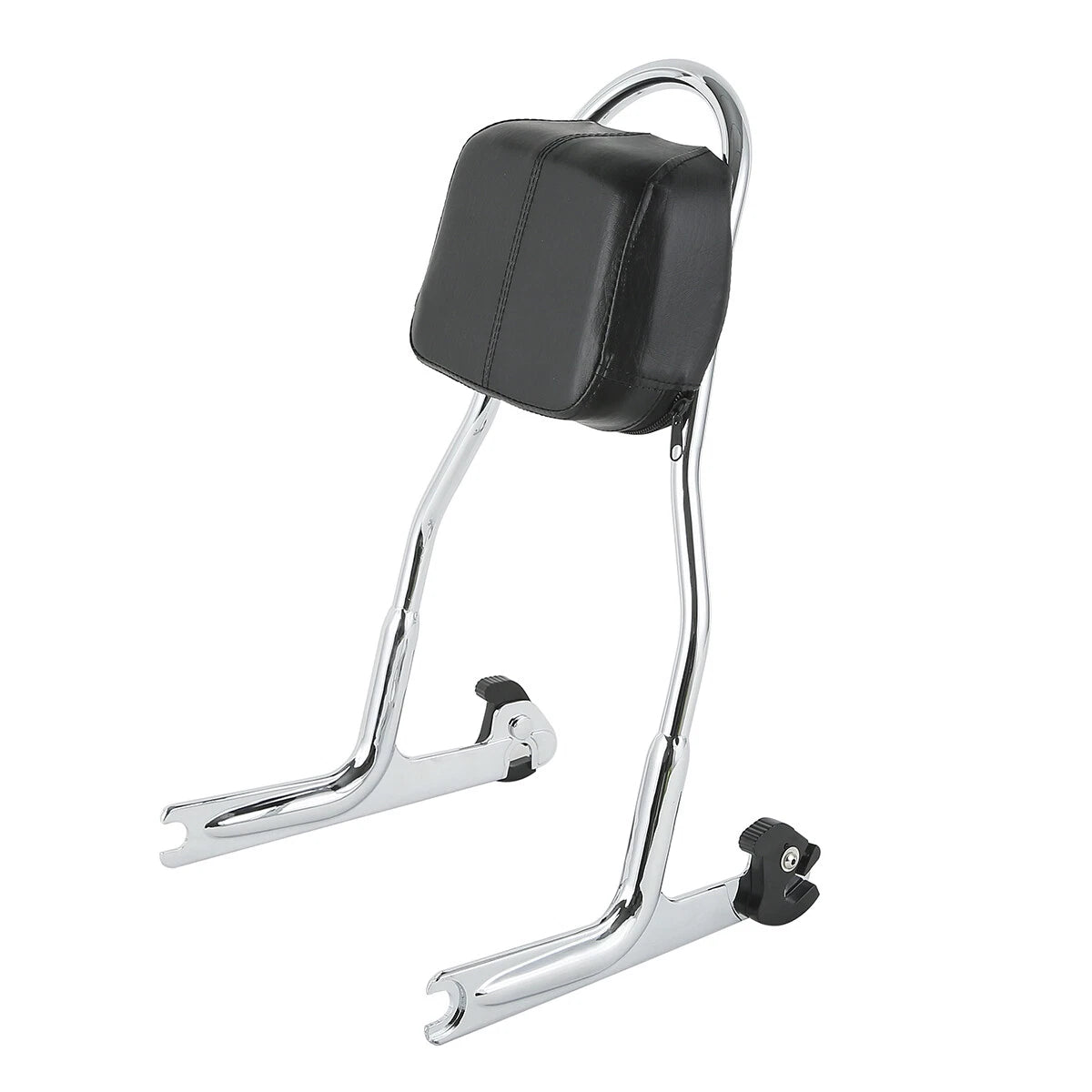 Chrome Detachable Sissy Bar Backrest for Harley Softail Fat Boy (2000–2017)