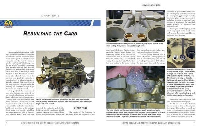 Rochester Quadrajet Carburetor Performance Guide for