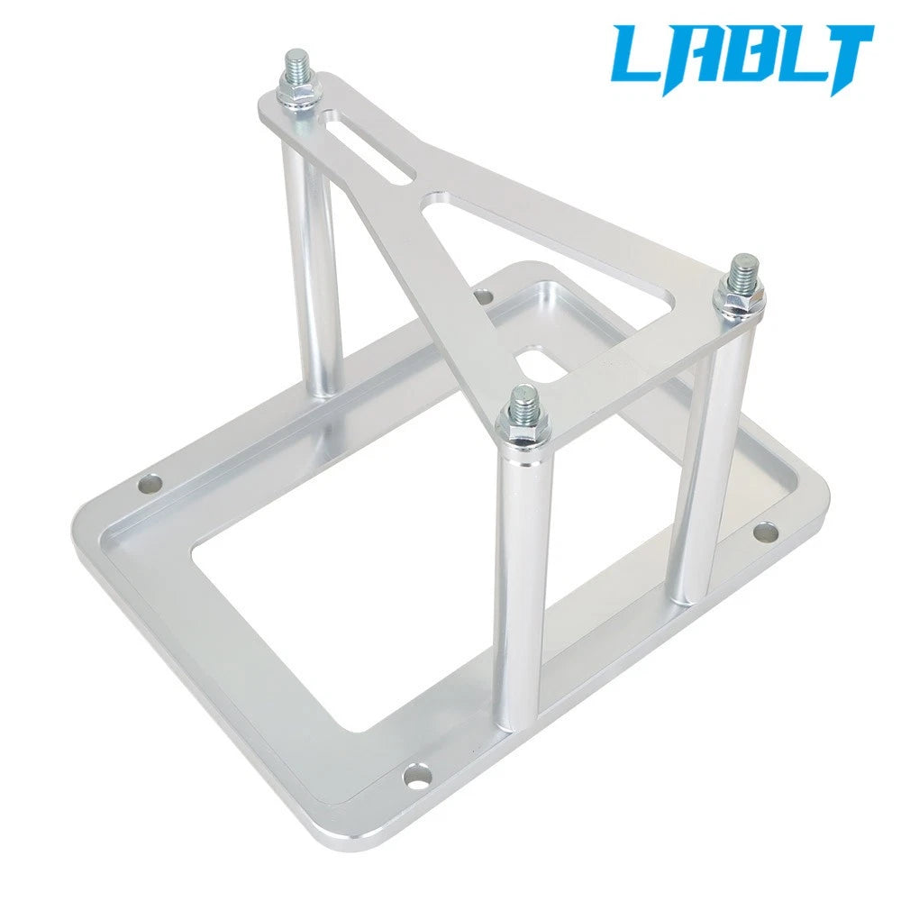 Billet Car Battery Tray Hold Down for Trunk Relocation Box (Aluminum)
