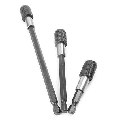 3X Magnetic Screwdriver Extension 1/4 Hex Shank Holder Drill Bit