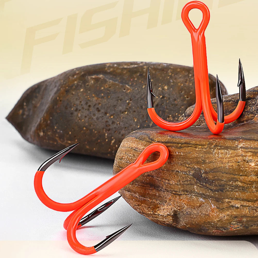 11pcs Treble Hooks for Fishing (2X Strong)