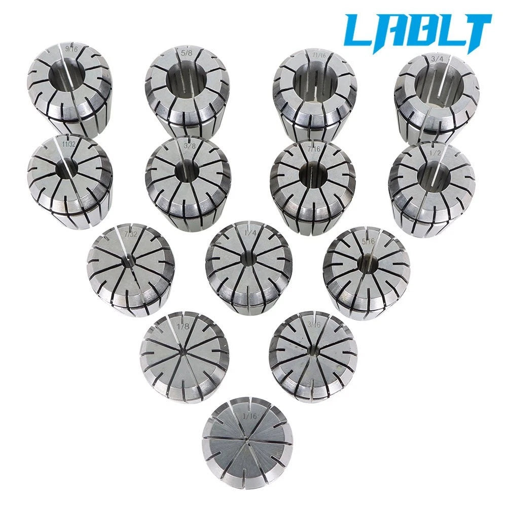 14-Piece ER32 Spring Collet Set for CNC Milling Lathe Tool Machine