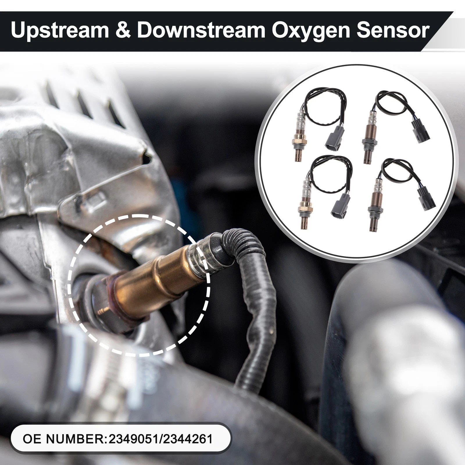 Oxygen Sensor Upstream Downstream Replacement for Toyota 4Runner (2005–2009)