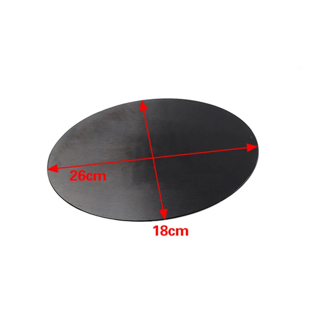 1x Aluminum Custom Oval License Plate for Motorbike