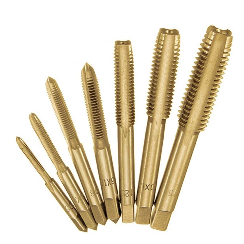 7pcs HSS Metric Thread Tap Drill Bits for M3 (Machine Use)