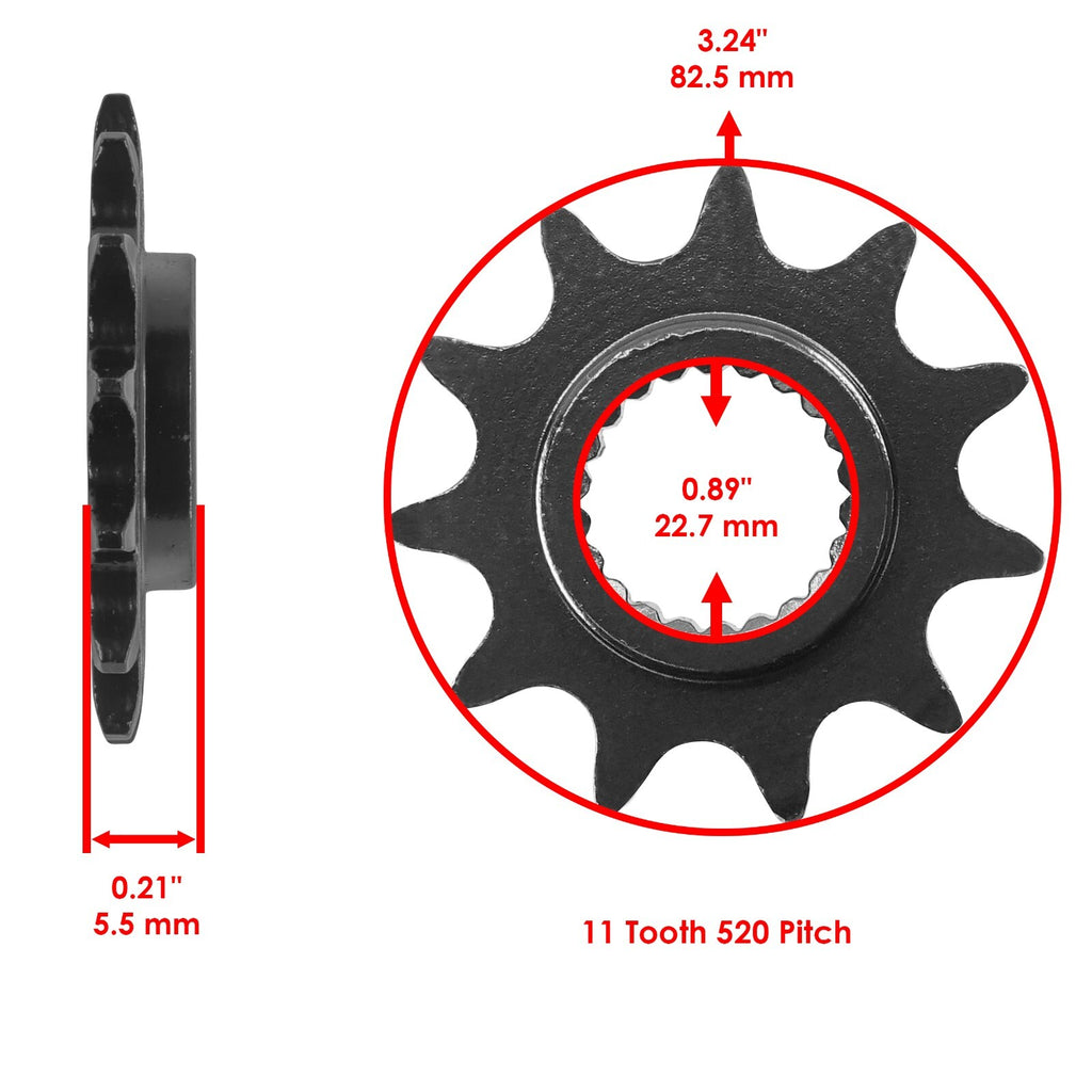 Drive Chain and Sprockets Kit for Polaris Trail Boss 325 (2000–2000)