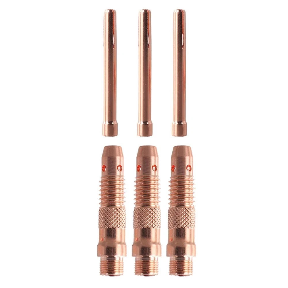 6PCS Collet Bodies for WP17 WP18 WP26 Torch Series (Tig Welding)