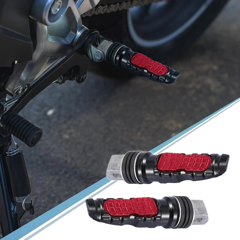 Aluminum Rearset Footpegs 8.5mm Pair Replacement for Motorcycle (2000–2024)