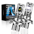 2X H13 9008 LED Headlight Bulbs for