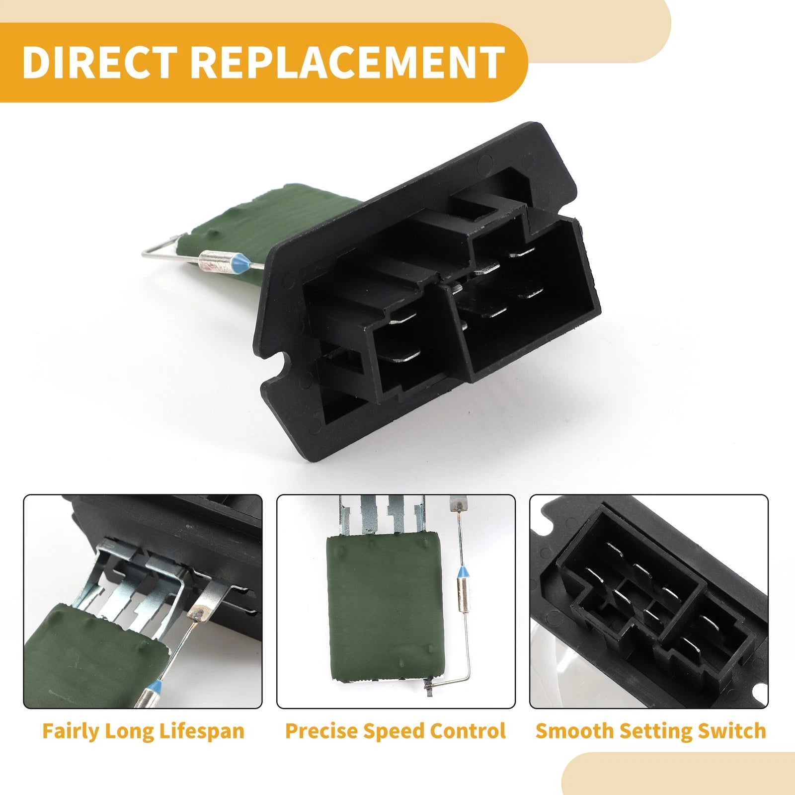 HVAC Blower Motor Resistor Replacement for Chrysler Town & Country (2001–2007)