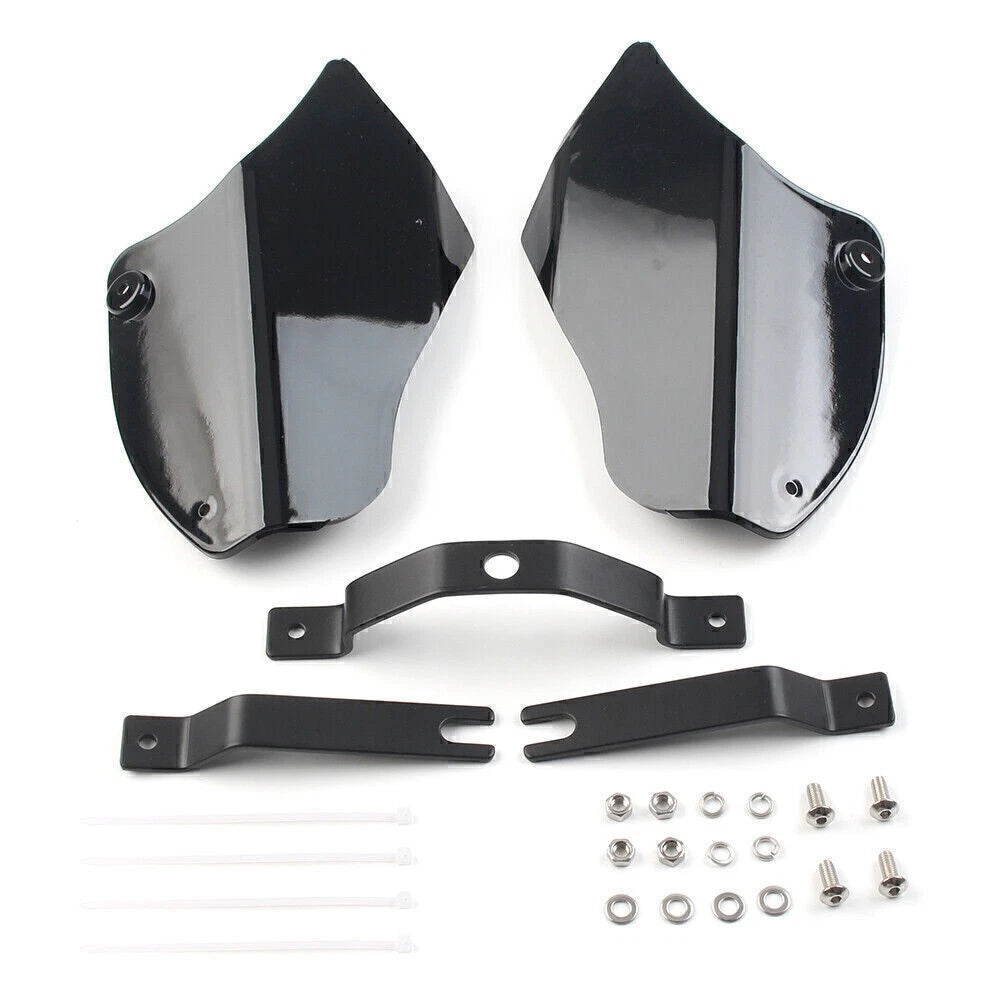 2x Saddle Shields Heat Deflector Fit For Harley Softail Fatboy FLSTF 2000-2017