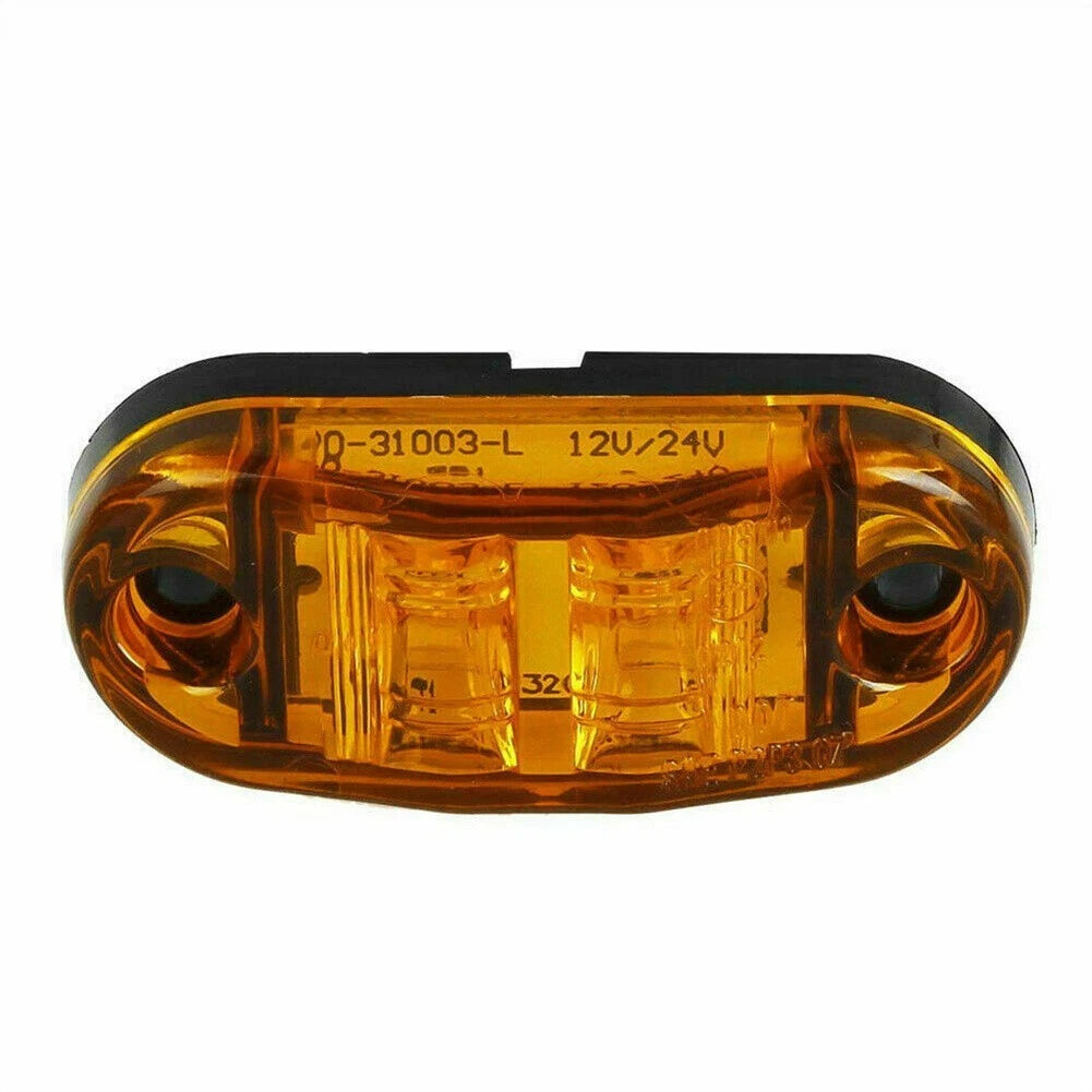 Side Marker Light for - Amber Oval LED Lamp