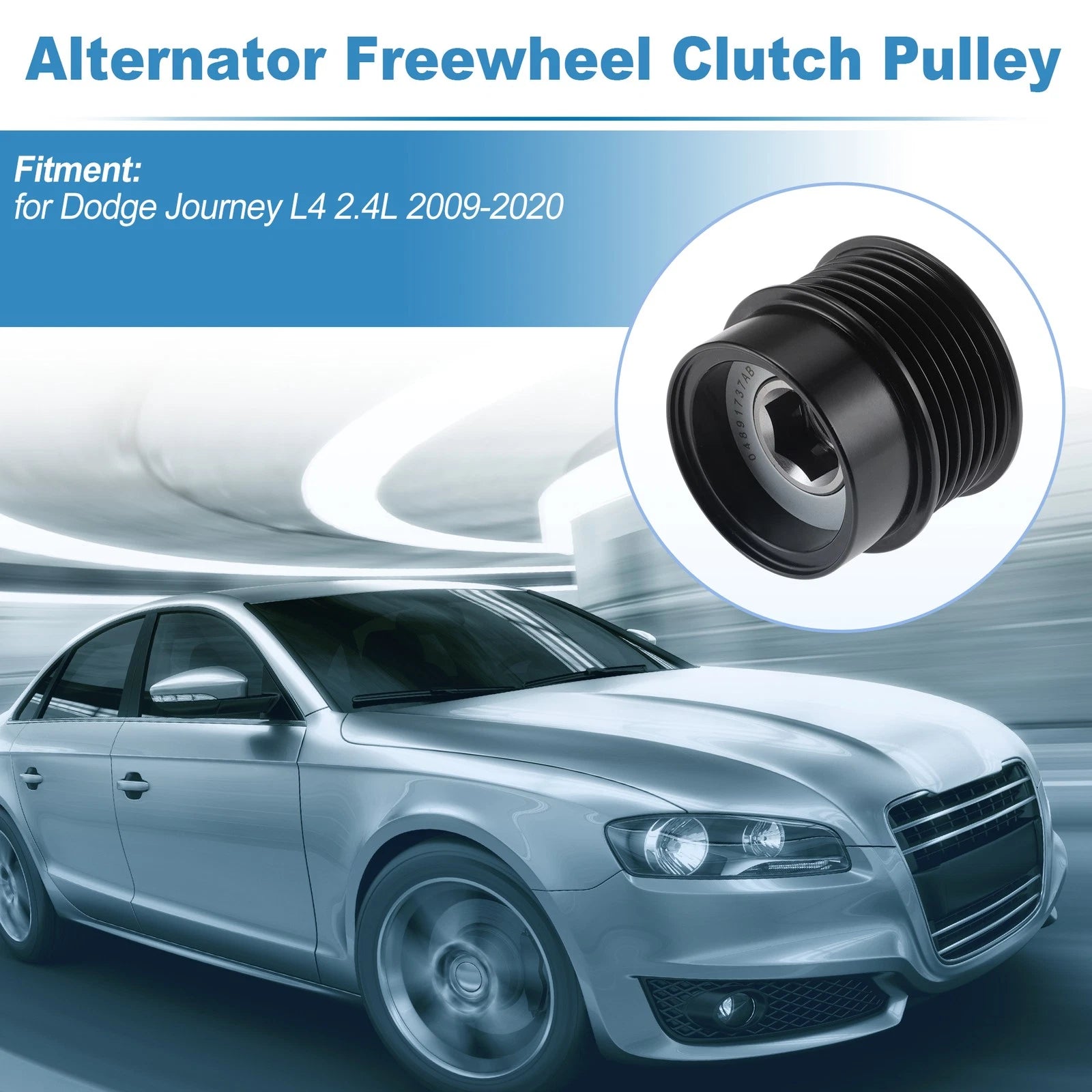 Alternator Freewheel Clutch Pulley Replacement for Dodge Journey (2009–2020)