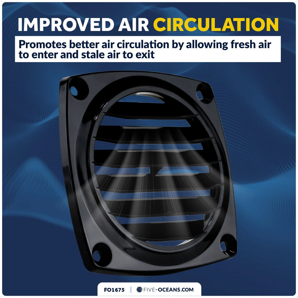 6-Slotted Louvered Flush Hose Ventilators for Universal Applications (3-Inch)