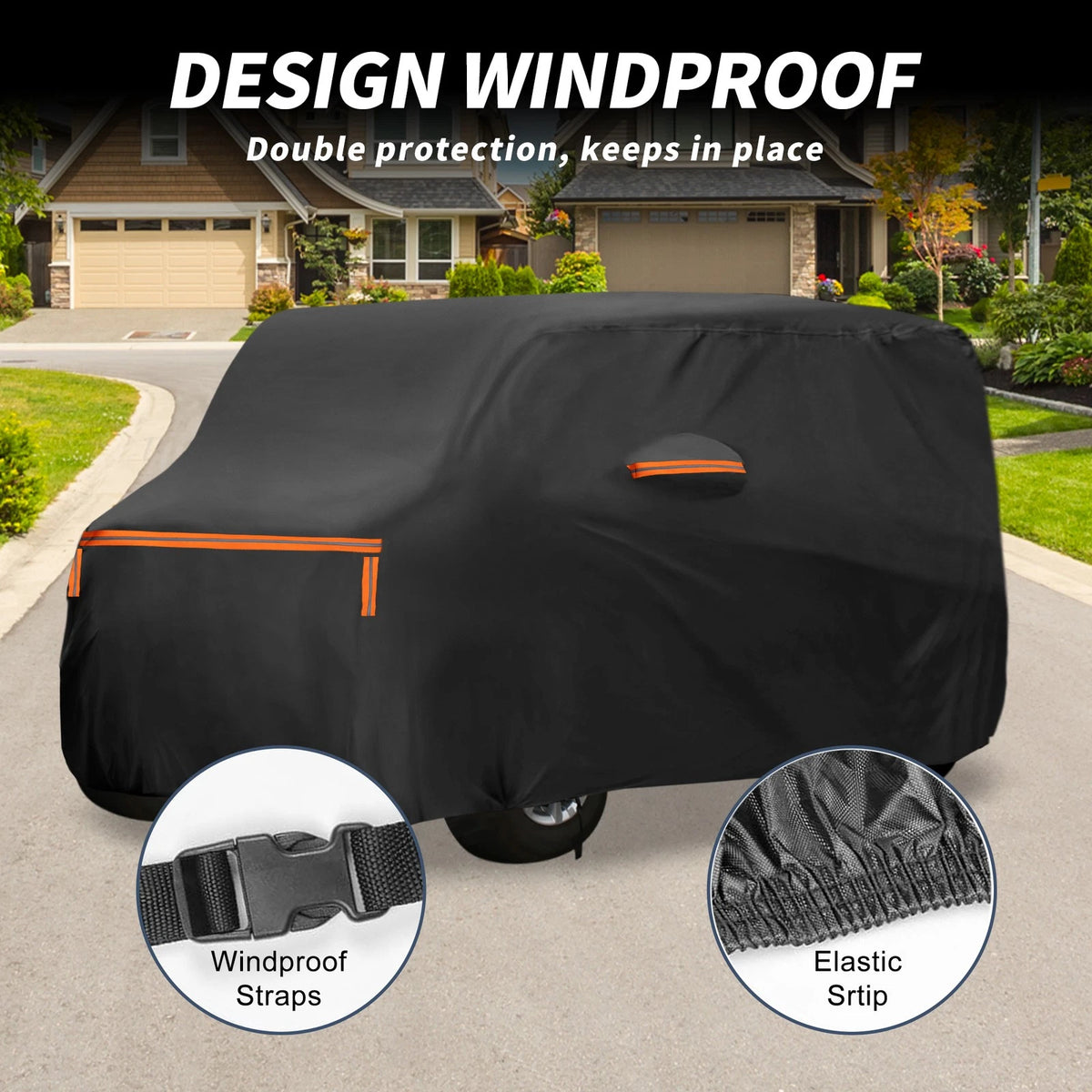Waterproof Car Cover for Honda N-BOX (2012–2023) with Zipper