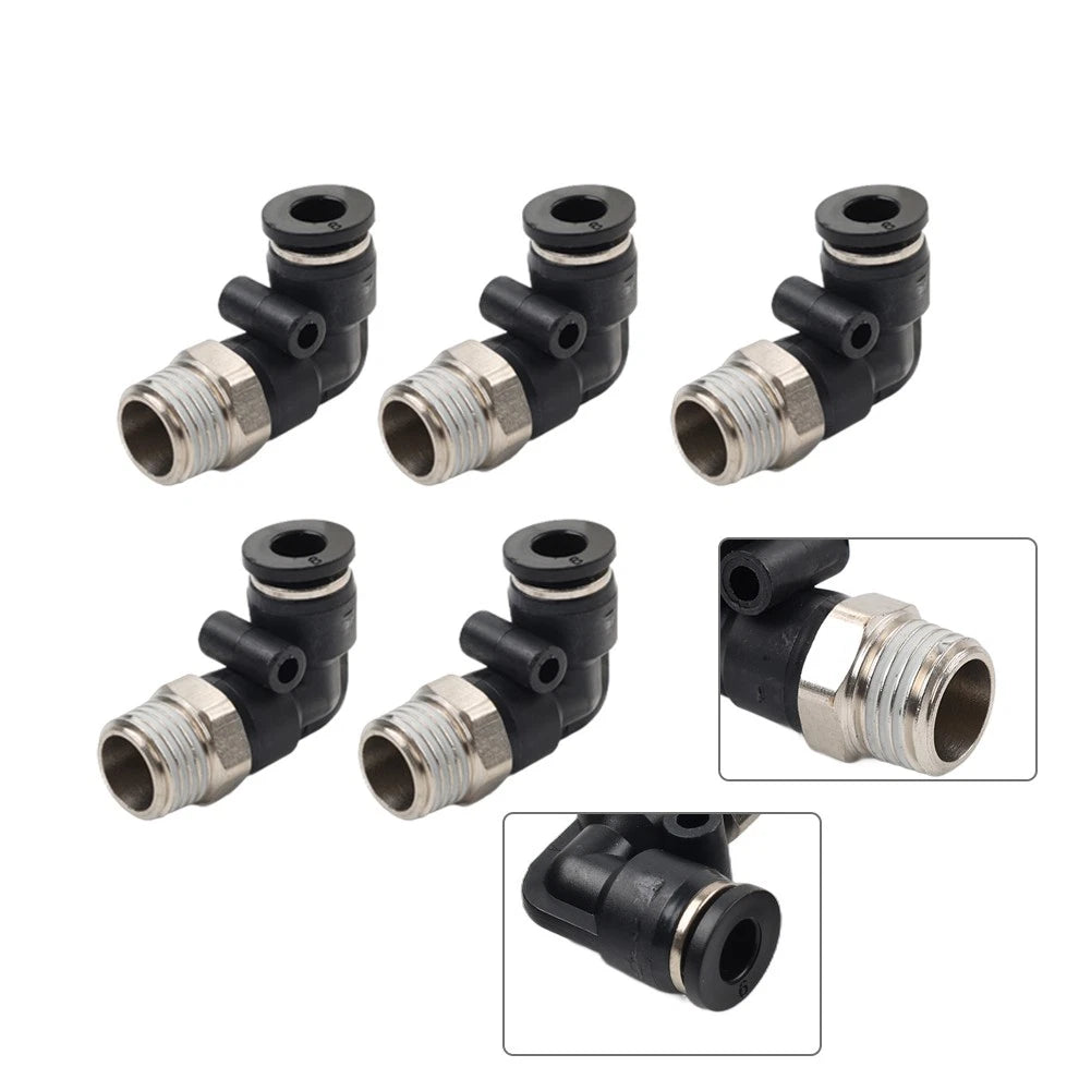 5pcs 6mm Elbow Fitting G 1/4"for Tyre Tire Changer