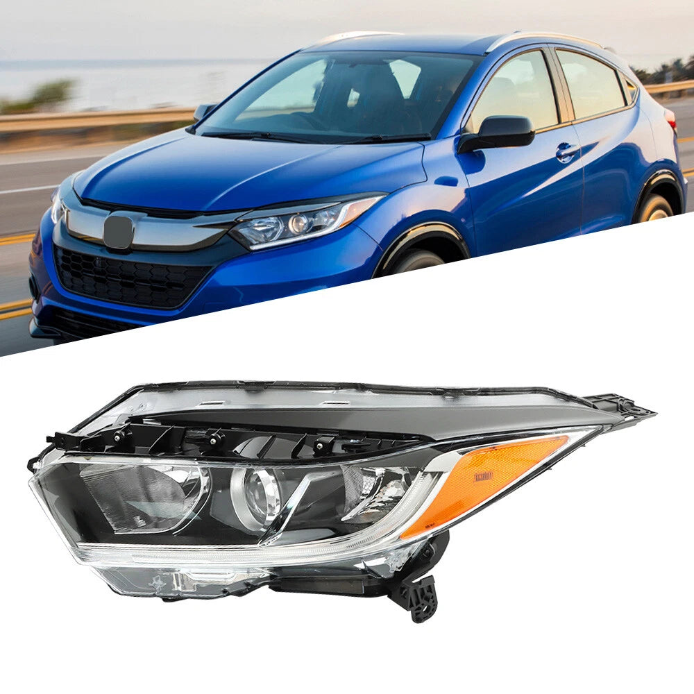Left Halogen Headlight w/ LED DRL for Honda HR-V (2019–2021)