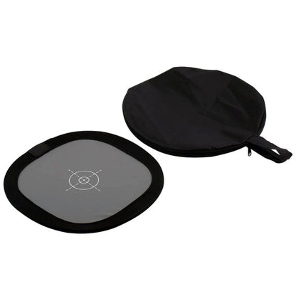 30cm Foldable Gray Card Reflector for Photography (Double Face)