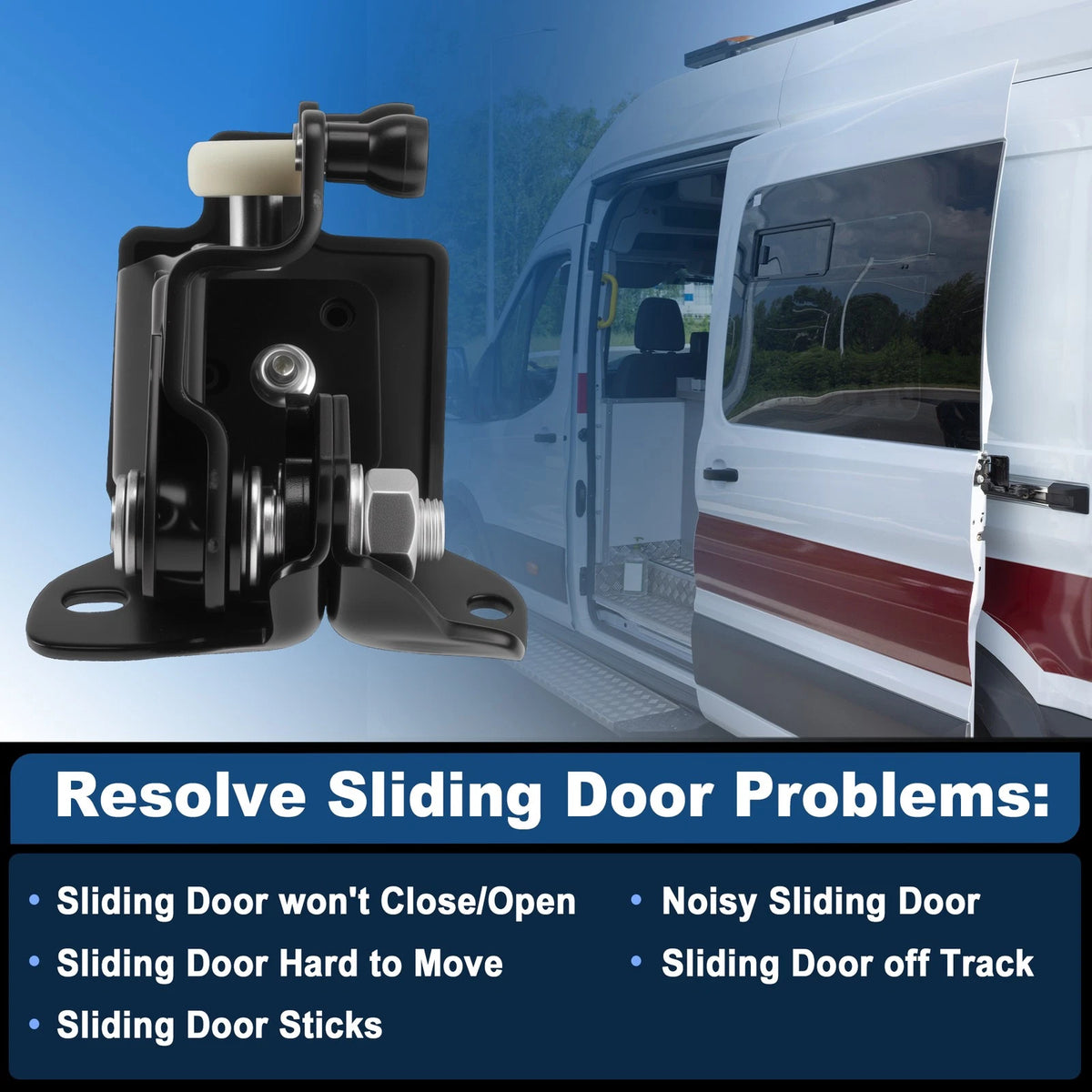 Sliding Door Roller Guide Left for Fiat Ducato 250 (2006–2011) 1344420080