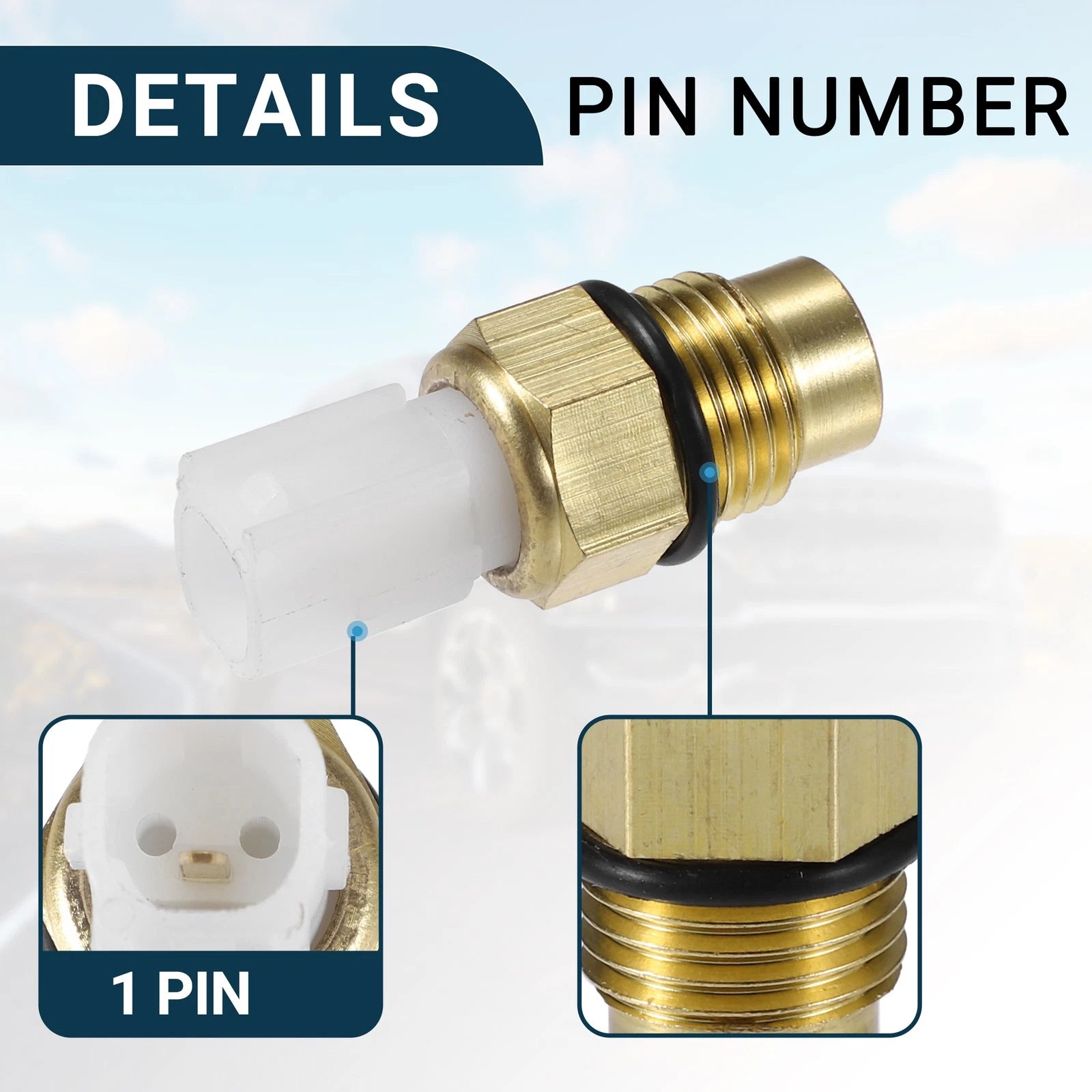 Coolant Temperature Sensor for Toyota Corolla (1Pcs)