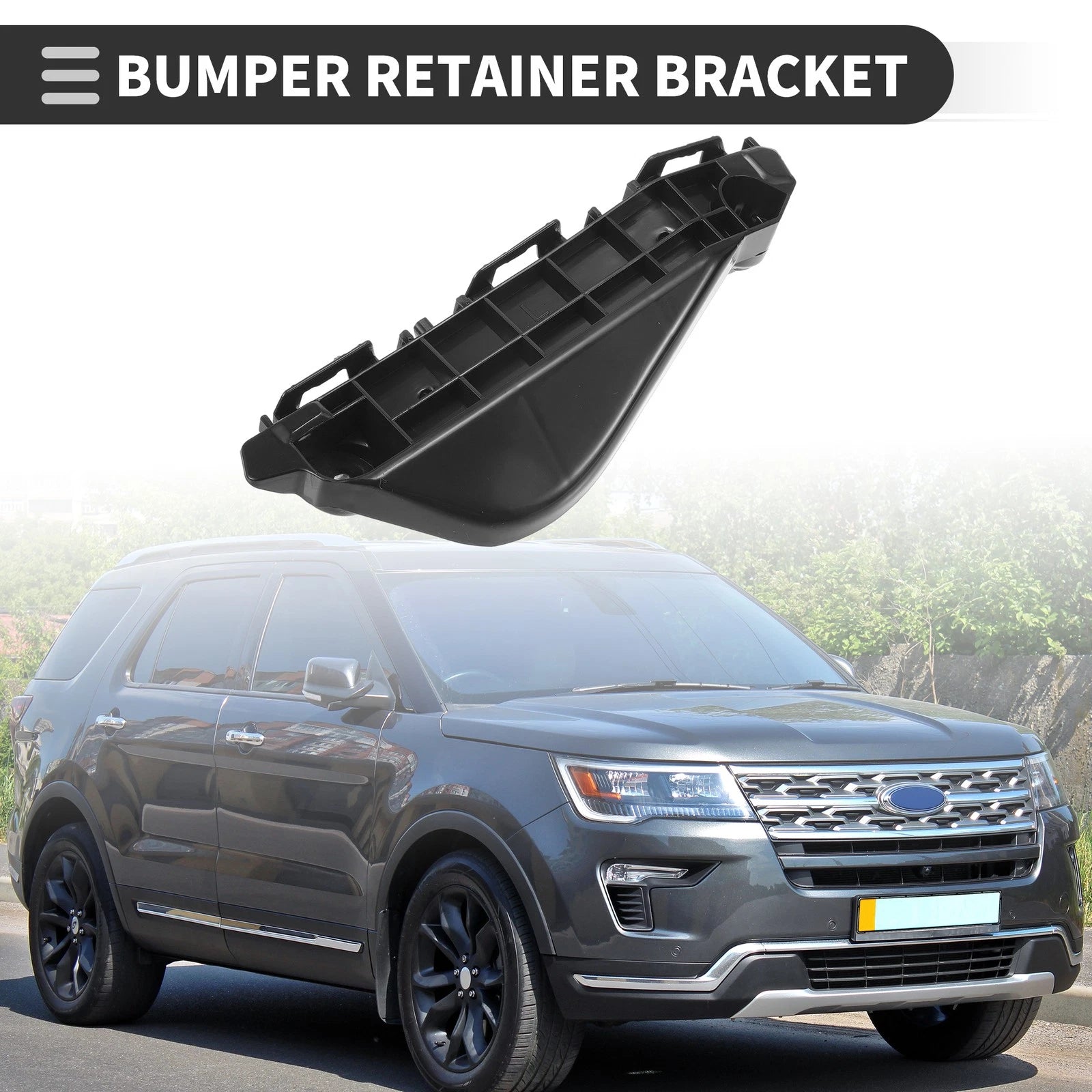 Left Front Bumper Retainer Bracket for Toyota Yaris Hatchback (2006–2014)