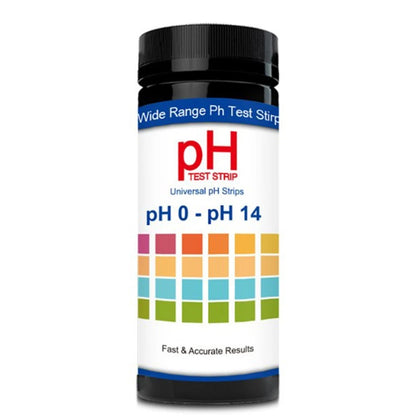 100pcs Litmus Strips pH 014 for Soil and Water Testing