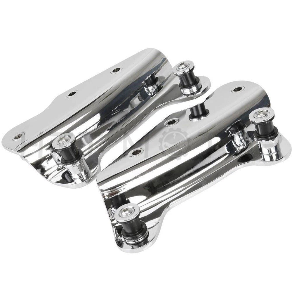 Chrome 4 Point Docking Hardware Kit for Harley Davidson Touring (2009–2013)
