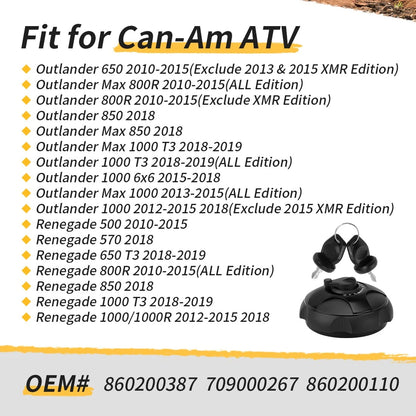 Fuel Tank Locking Cap for Can-Am Outlander Renegade (500–1000)