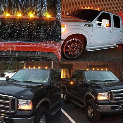 6x Cab Roof Running Clearance Marker Light Kit for Ford Super Duty