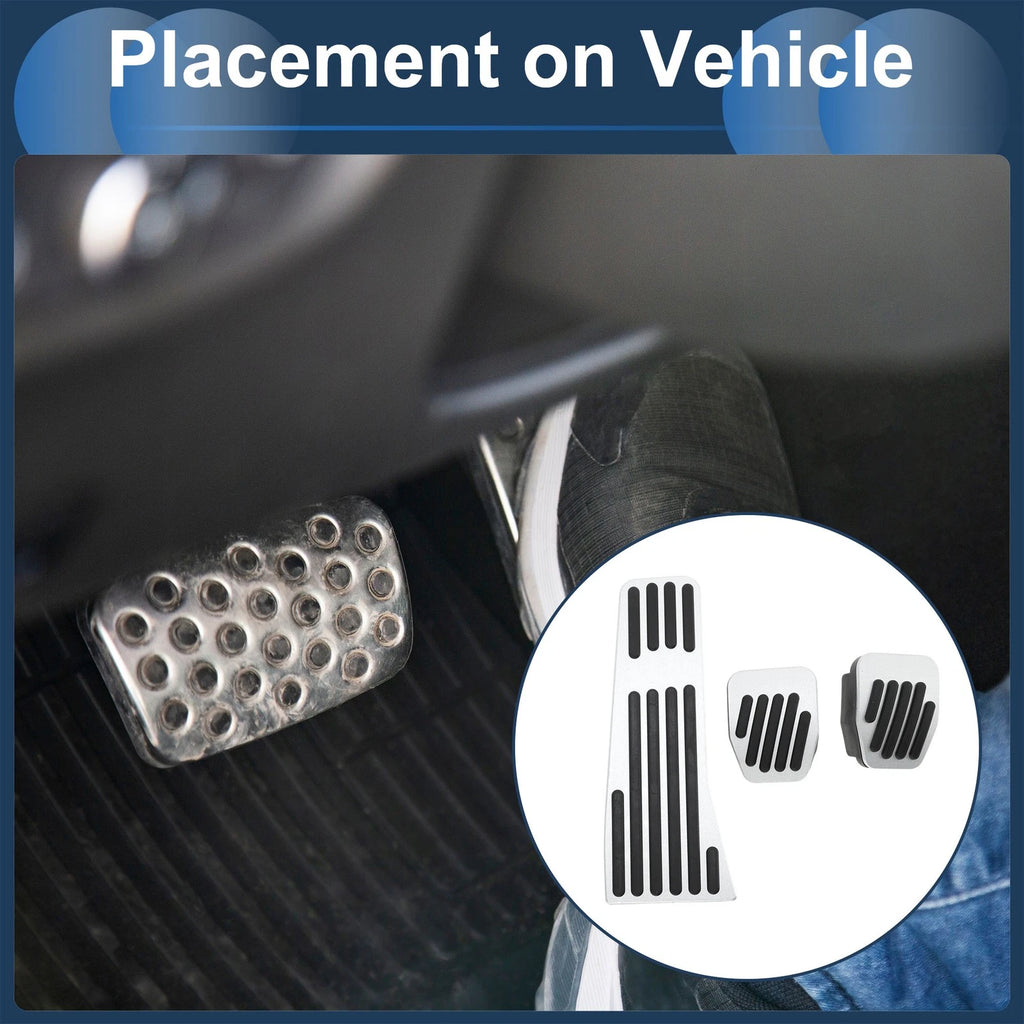 3 Pcs Accelerator Pedal Covers Replacement for Mazda 3 (2020–2024)