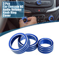 AC Audio Volume Knob Ring Cover Set for Chevrolet Malibu (2017–2022)