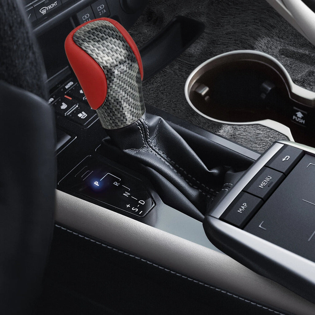 Carbon Look Gear Shift Knob for Lexus ES350 GS350 GX IS300 NX300 RC RX450 (2007–2021)