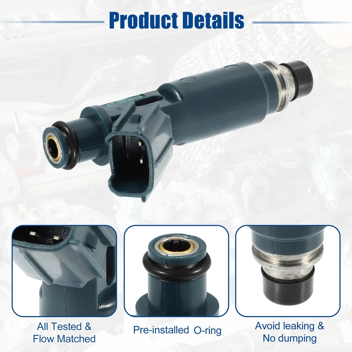 Fuel Injector Set Replacement for Toyota Corolla CE LE VE 1.8 (1998–1999)
