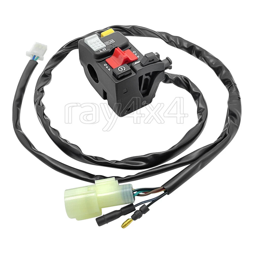Left Handlebar Start Stop Kill Switch for Honda TRX350D (1987–1989)