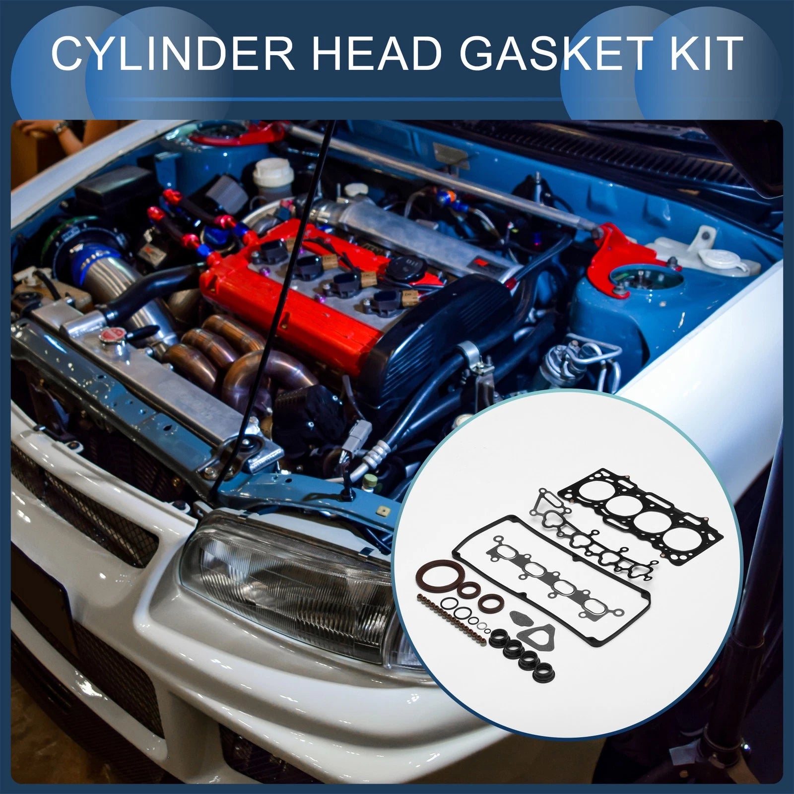 Cylinder Head Gasket Kit Replacement for Mitsubishi 4G18 (CS3A) (2004–2016)
