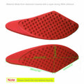 Red Traction Tank Side Pad Gas Knee Grips for Kawasaki ZX6R (2007–2008) T9