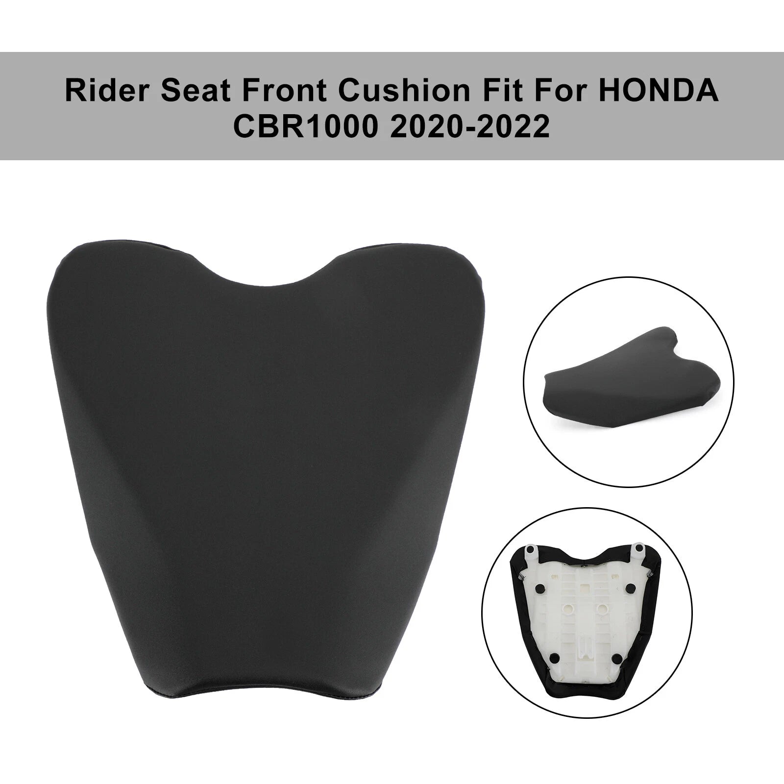 Front Rider Driver Cushion Seat Black for Honda CBR1000 (2020–2022) T3 T9