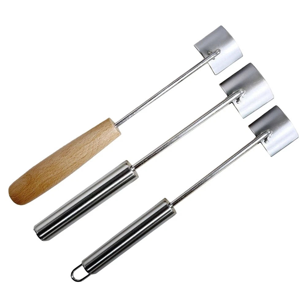 Stainless Steel Corn Cob Stripper Tool with Long Handle for Kitchen Use