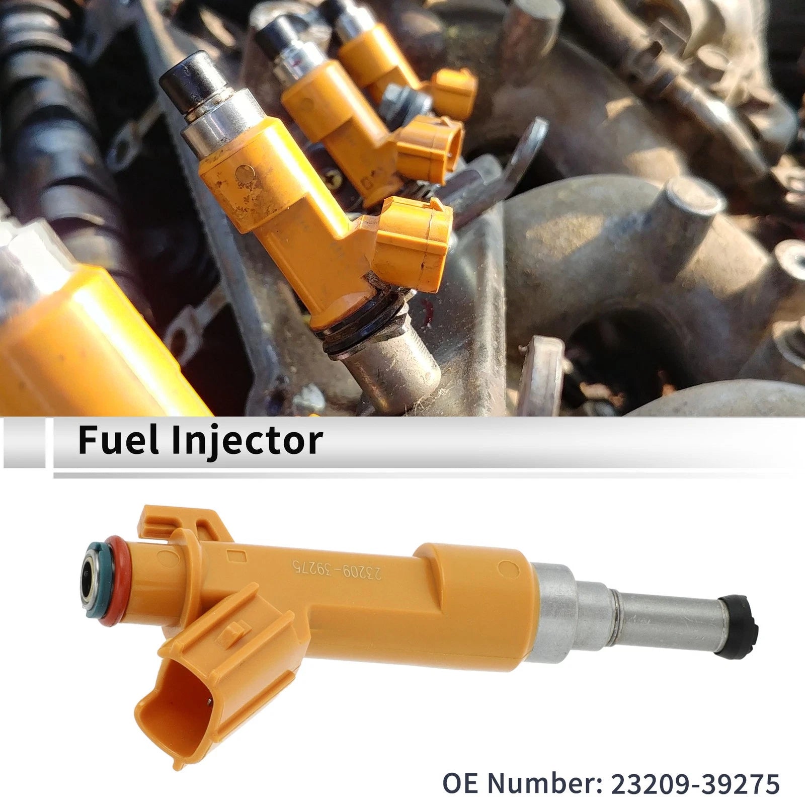Fuel Injector Replacement for Lexus NX200t 2015–2017 1 Pc Yellow