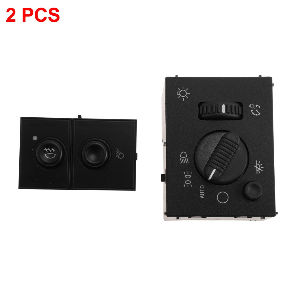 2X Headlight Switch for Chevrolet Silverado 1500 (2003–2007) No. 19381535