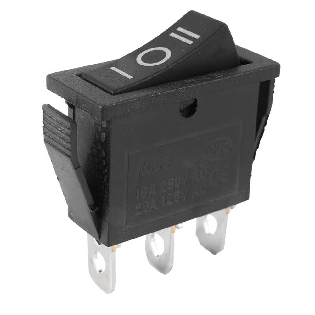 Spot Light for Car Boat 12V Waterproof Black LED Toggle Switch 3 Position