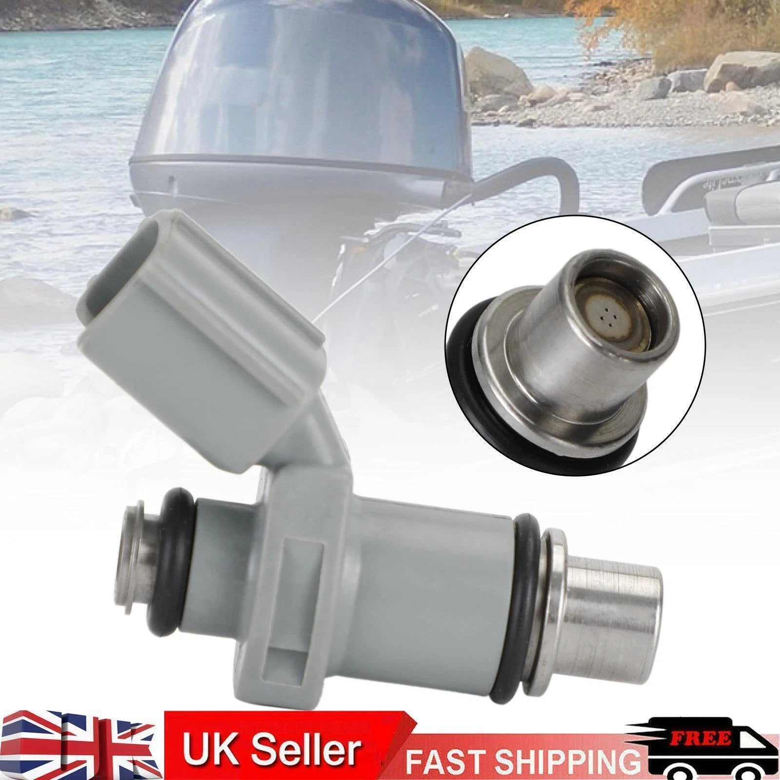 Fuel Injectors for Yamaha Outboard F30HP F40HP (4-Stroke, 6BG-13761-00)