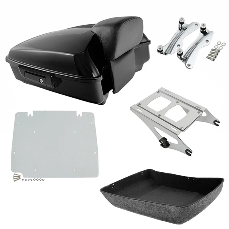 Chopped Trunk Backrest Mount Plate for Harley Touring (2014–2026)