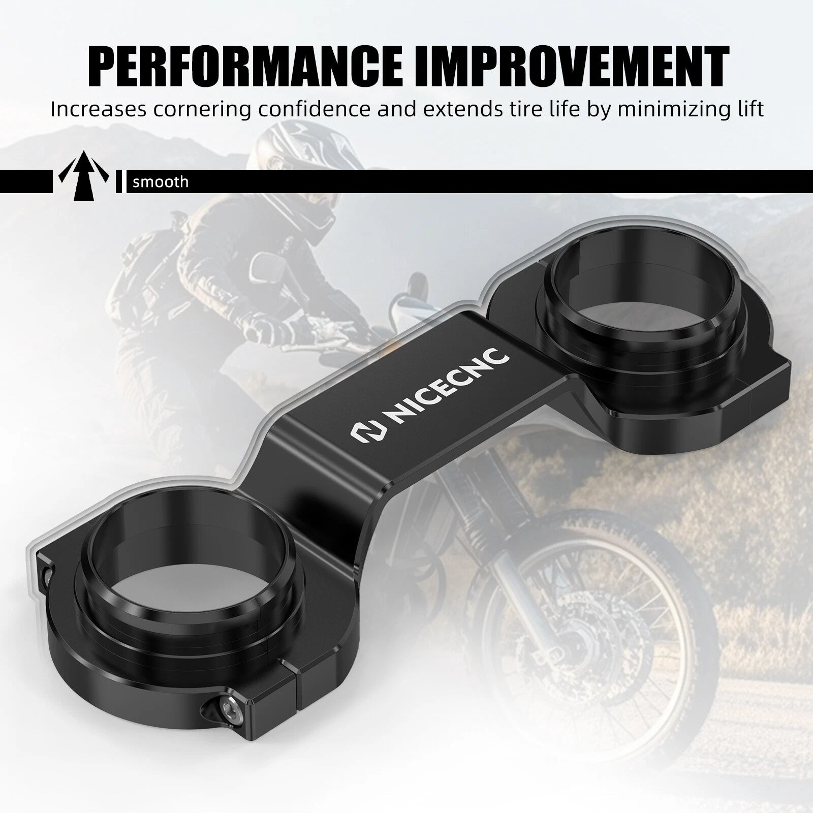 Front Fork Brace Stabilizer Support for Suzuki DR650SE DR650S (1996–2024)