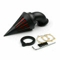 Black Spike Air Cleaner Intake Filter for S&S Carburetor (Touring, Softail, Dyna)