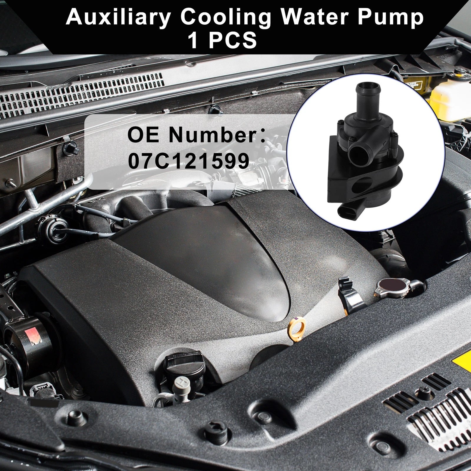 Auxiliary Cooling Water Pump Replacement for Audi A6 C6 (4F2) (2006–2011)